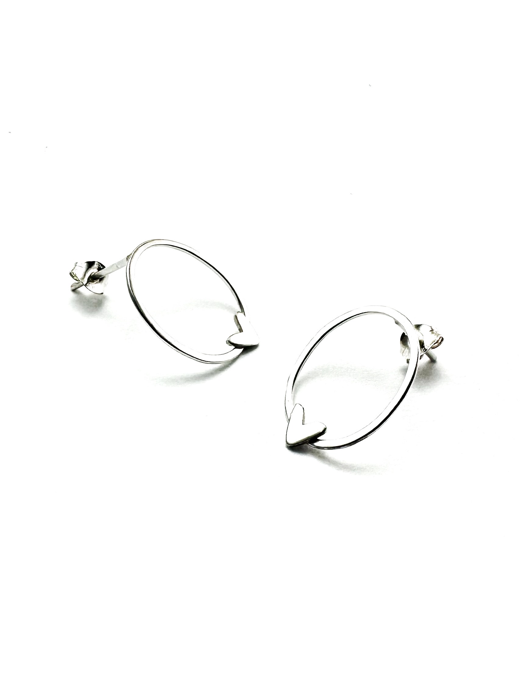 Pendientes Corazón Aro