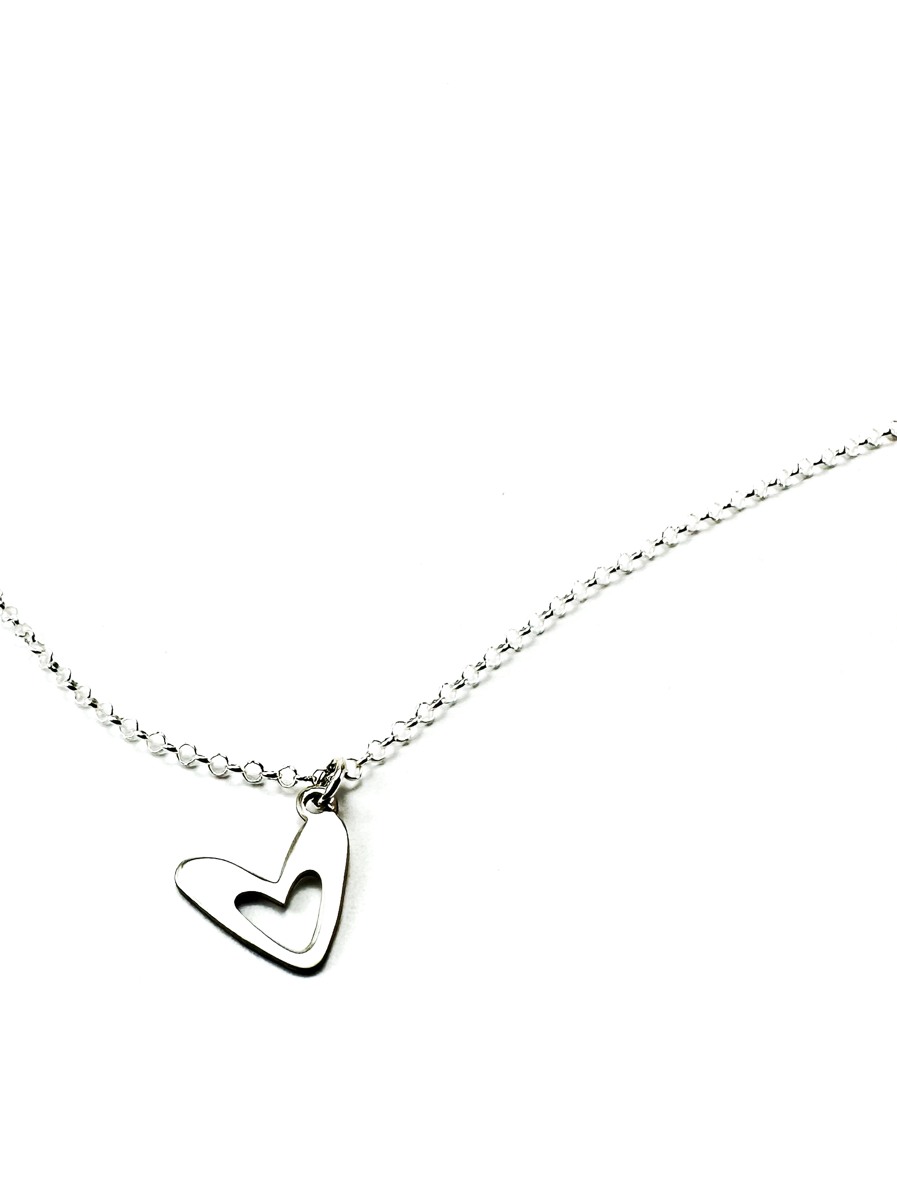 Collar Corazón Plata